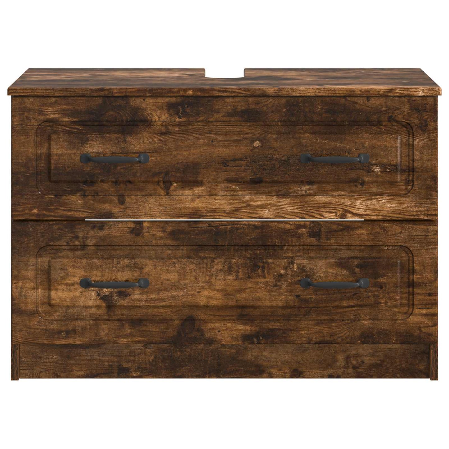 Baderomsvaskeskap UTRECHT Røkt Eik 82 x 41 x 56 cm