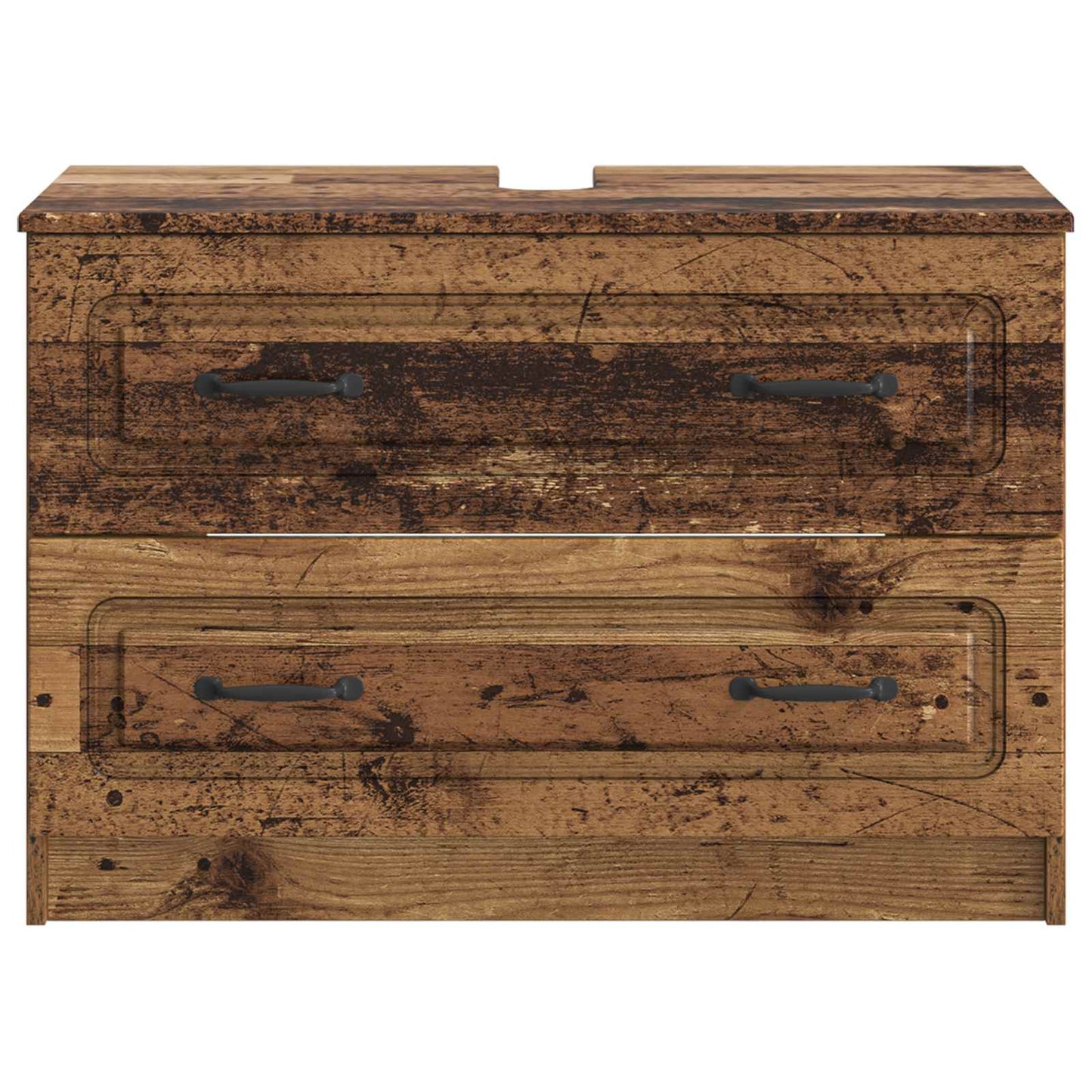 Baderomsvaskeskap UTRECHT Gammelt tre 82 x 41 x 56 cm