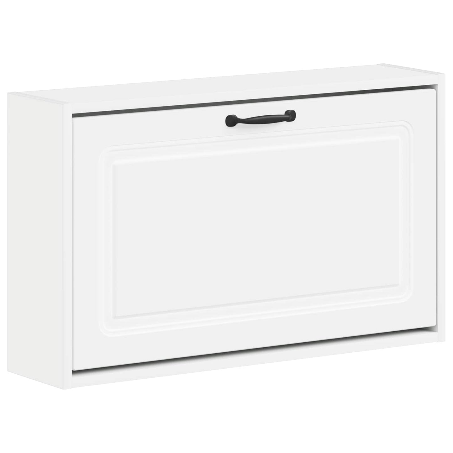 Vegghengt Skoskap UTRECHT 71 x 17 x 43 cm Konstruert tre Hvit