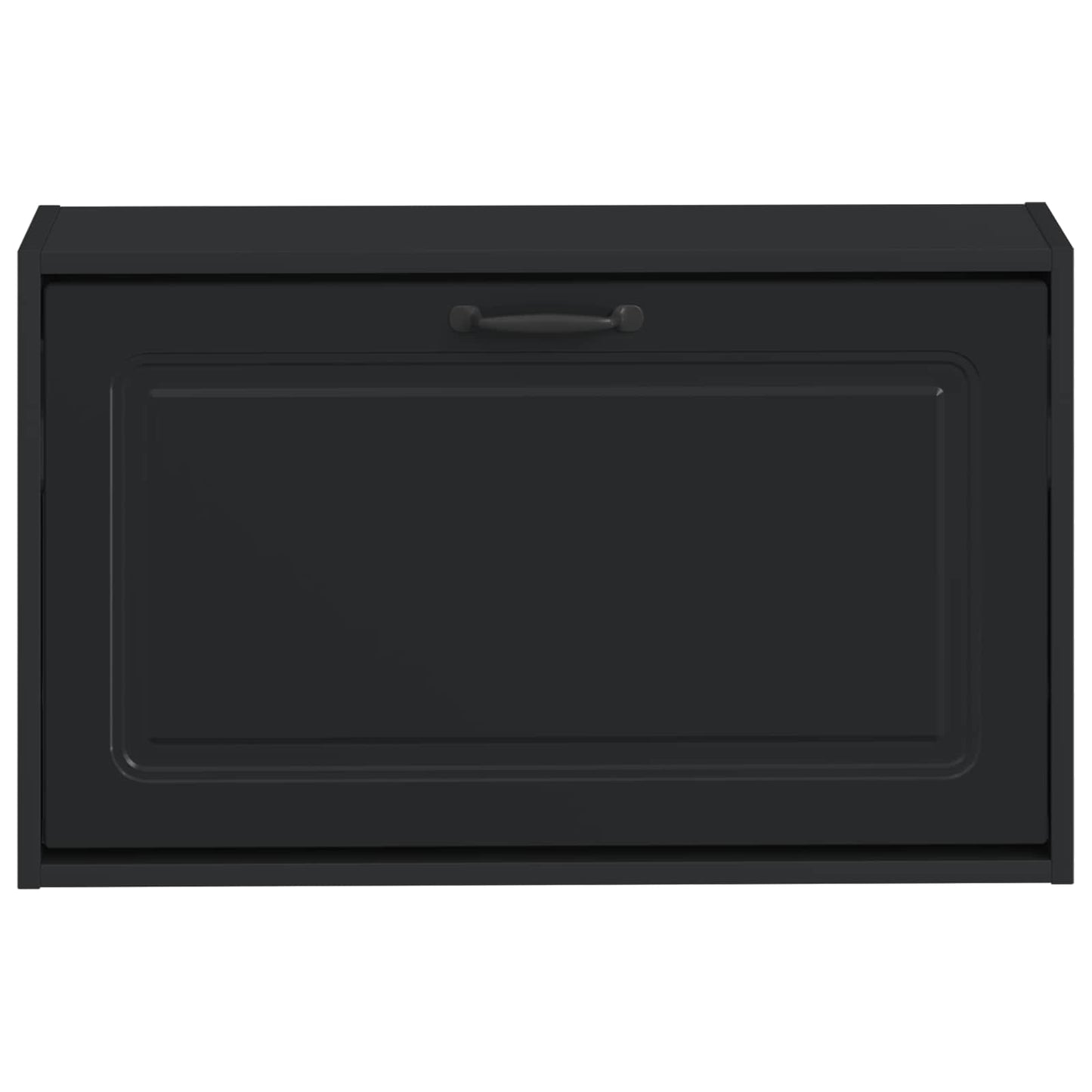 Vegghengt Skoskap UTRECHT 71 x 17 x 43 cm Konstruert tre Svart