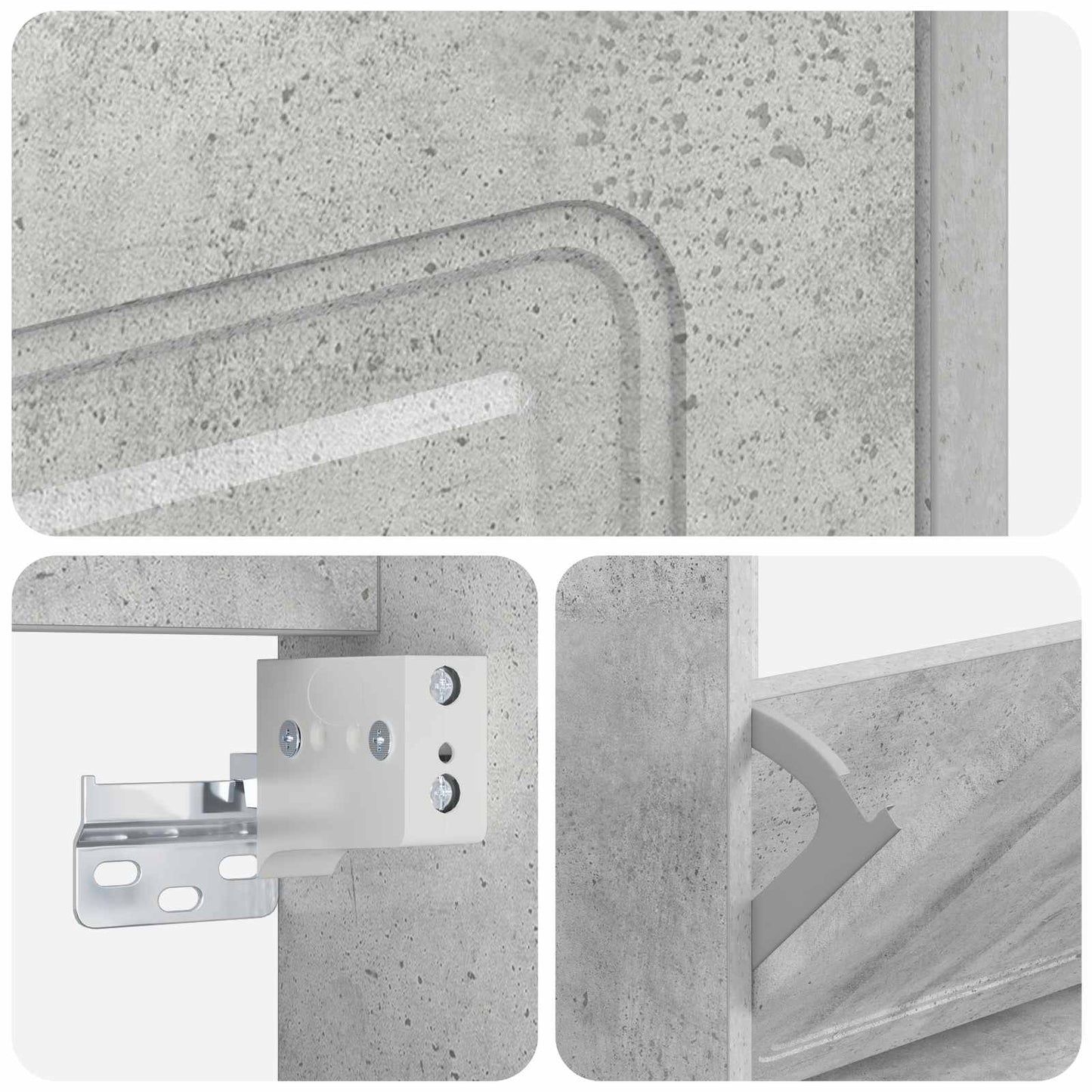 Vegghengt skoskap UTRECHT 71 x 17 x 86 cm Konstruert tre