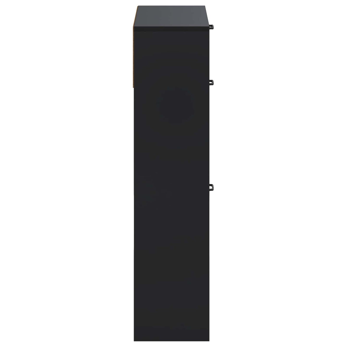 Sko Skap UTRECHT 78 x 24 x 100 cm Konstruert tre Svart