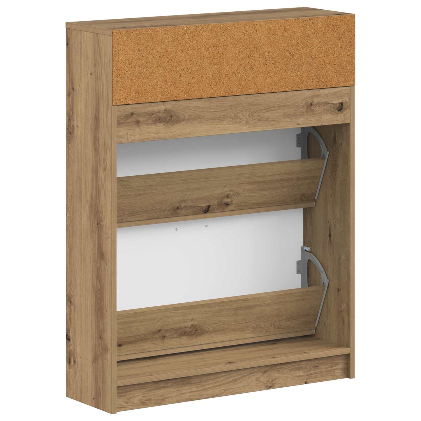 Sko Skap UTRECHT 78 x 24 x 100 cm Konstruert tre Artisan eik