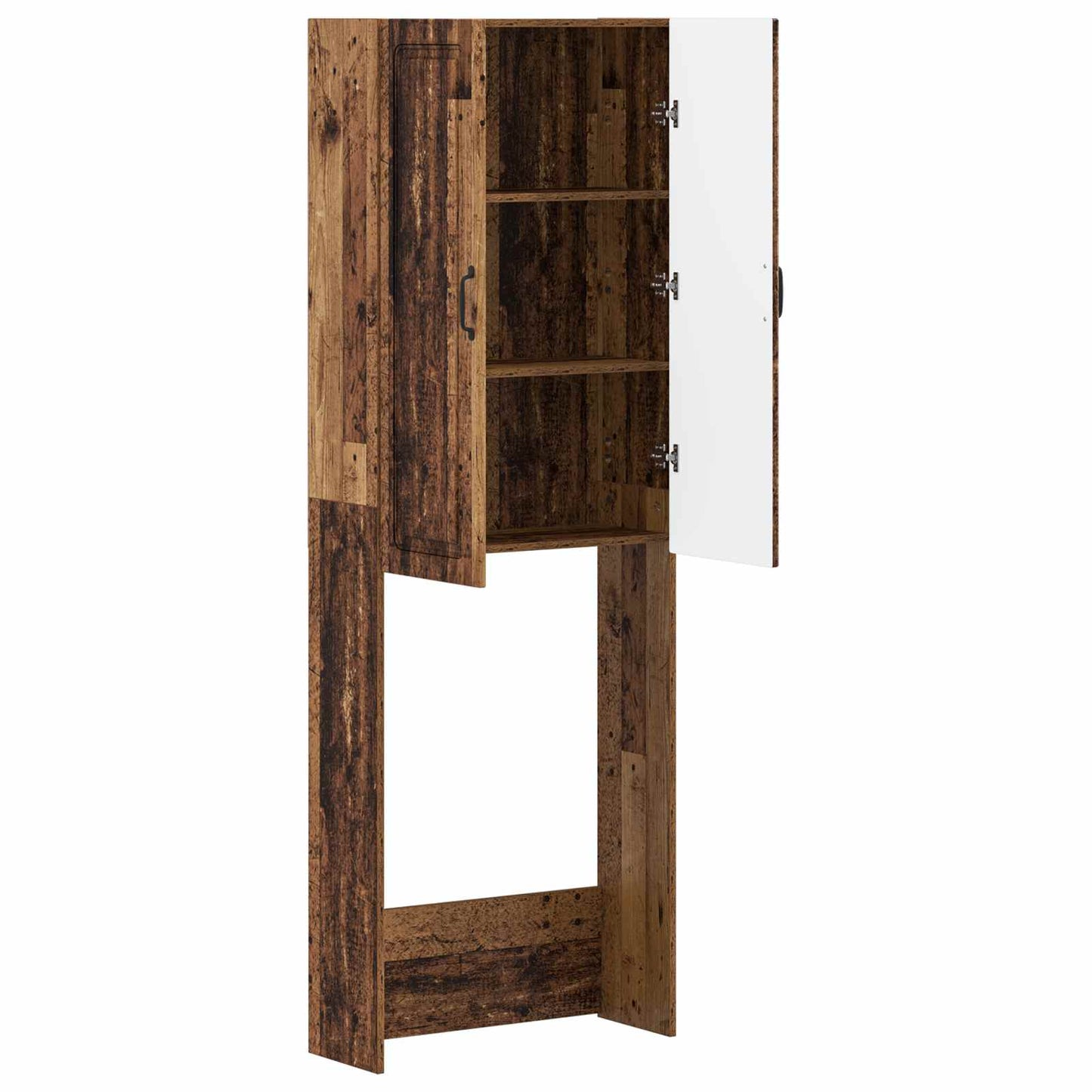 Toalett skap UTRECHT Gammelt tre 66 x 25,5 x 190 cm
