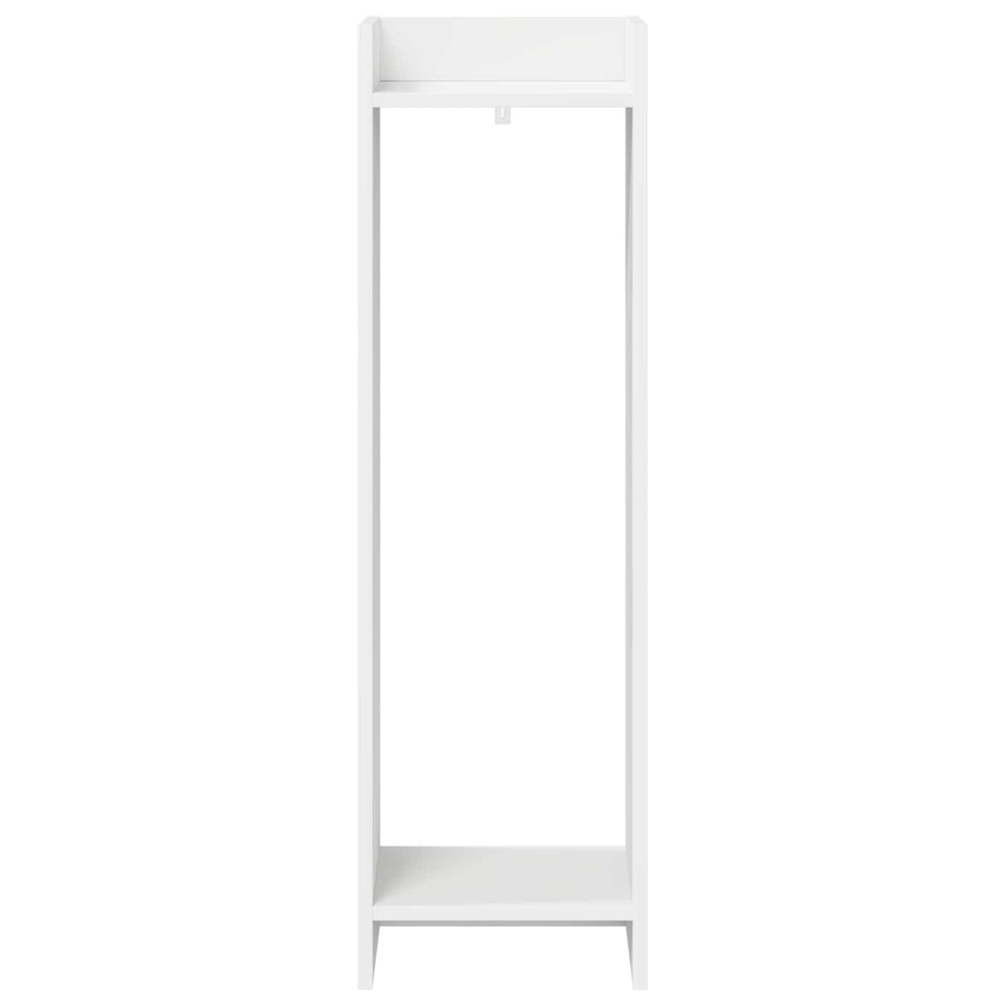Planteholder 2 pcs Hvit 30 x 30 x 100 cm Konstruert tre vidaXL