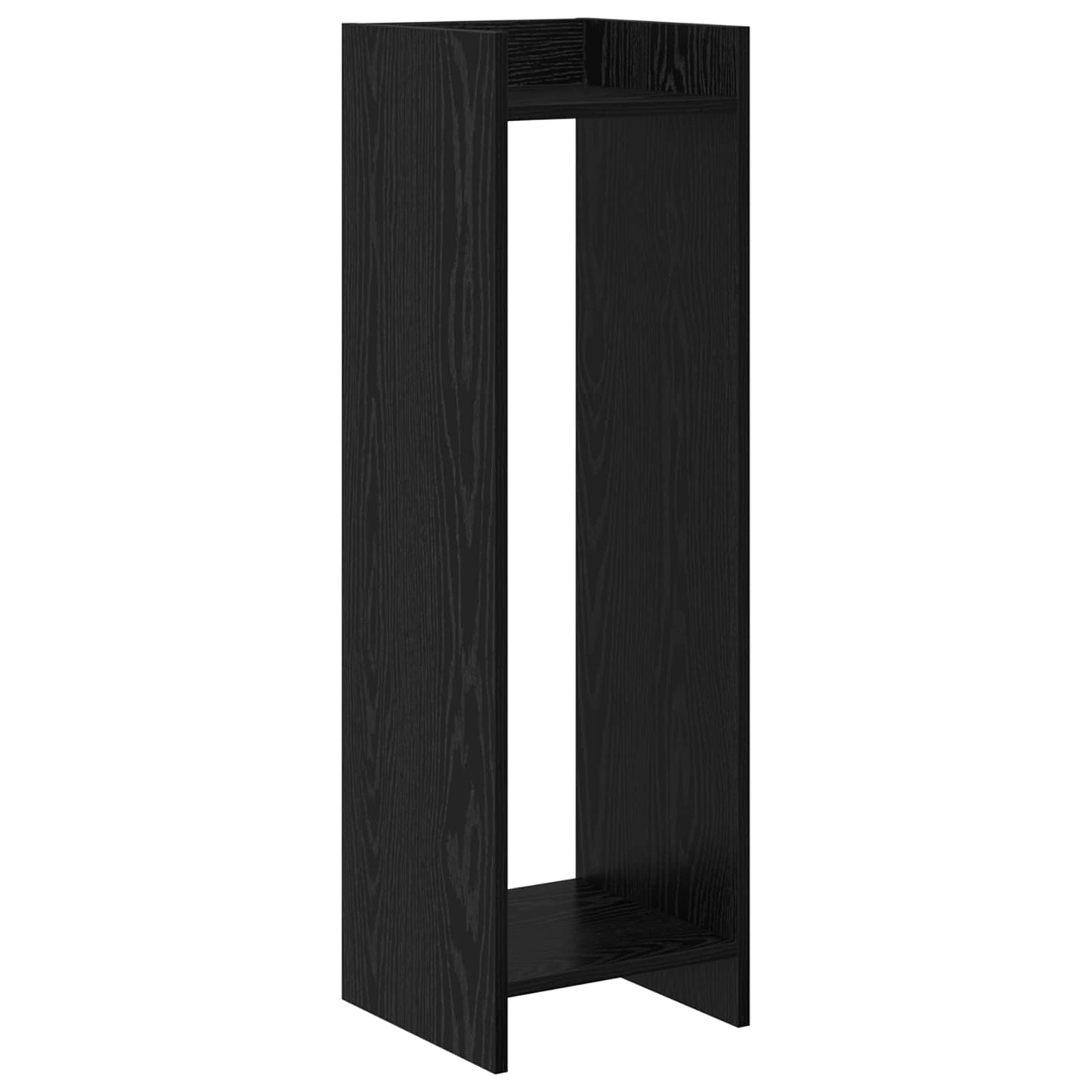 Planteholder Svart Eik 30 x 30 x 100 cm Konstruert tre