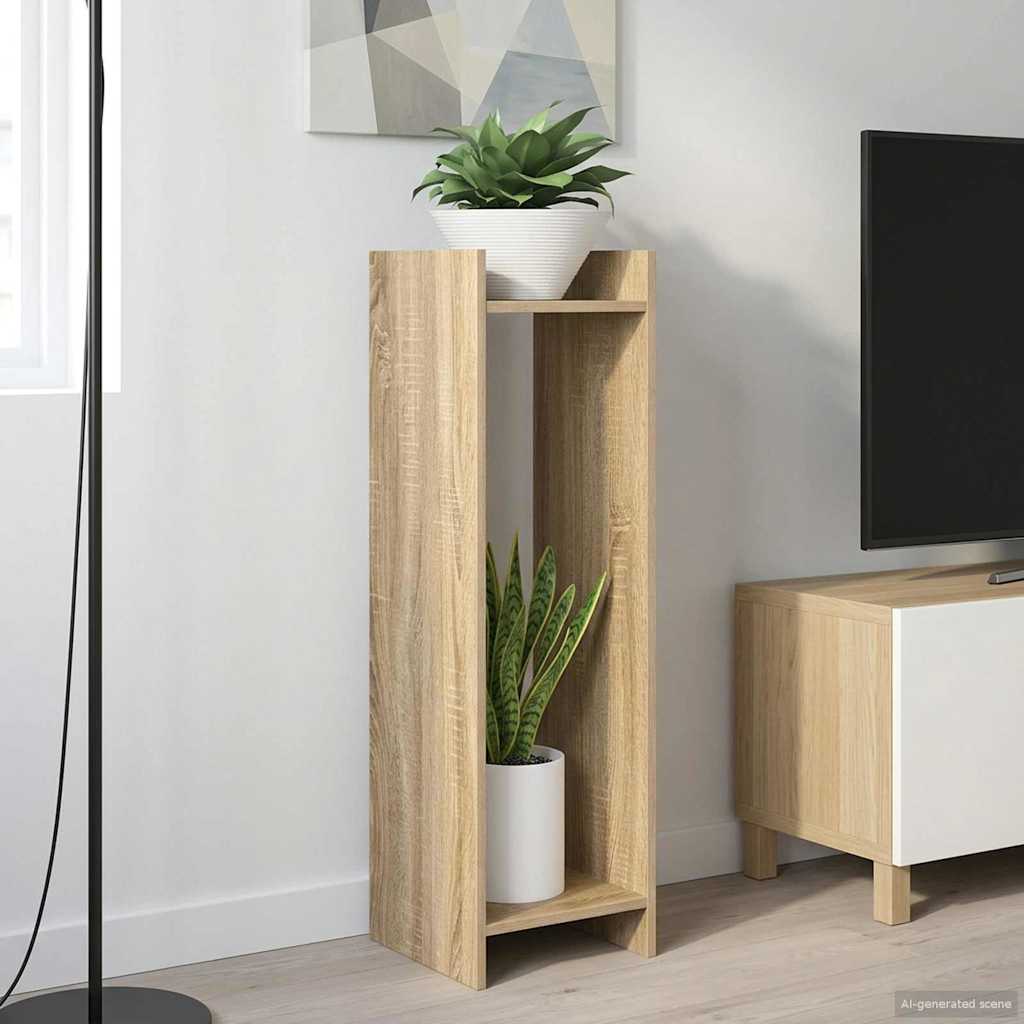 Planteholder 2 stk. Sonoma eik 30 x 30 x 100 cm Konstruert tre