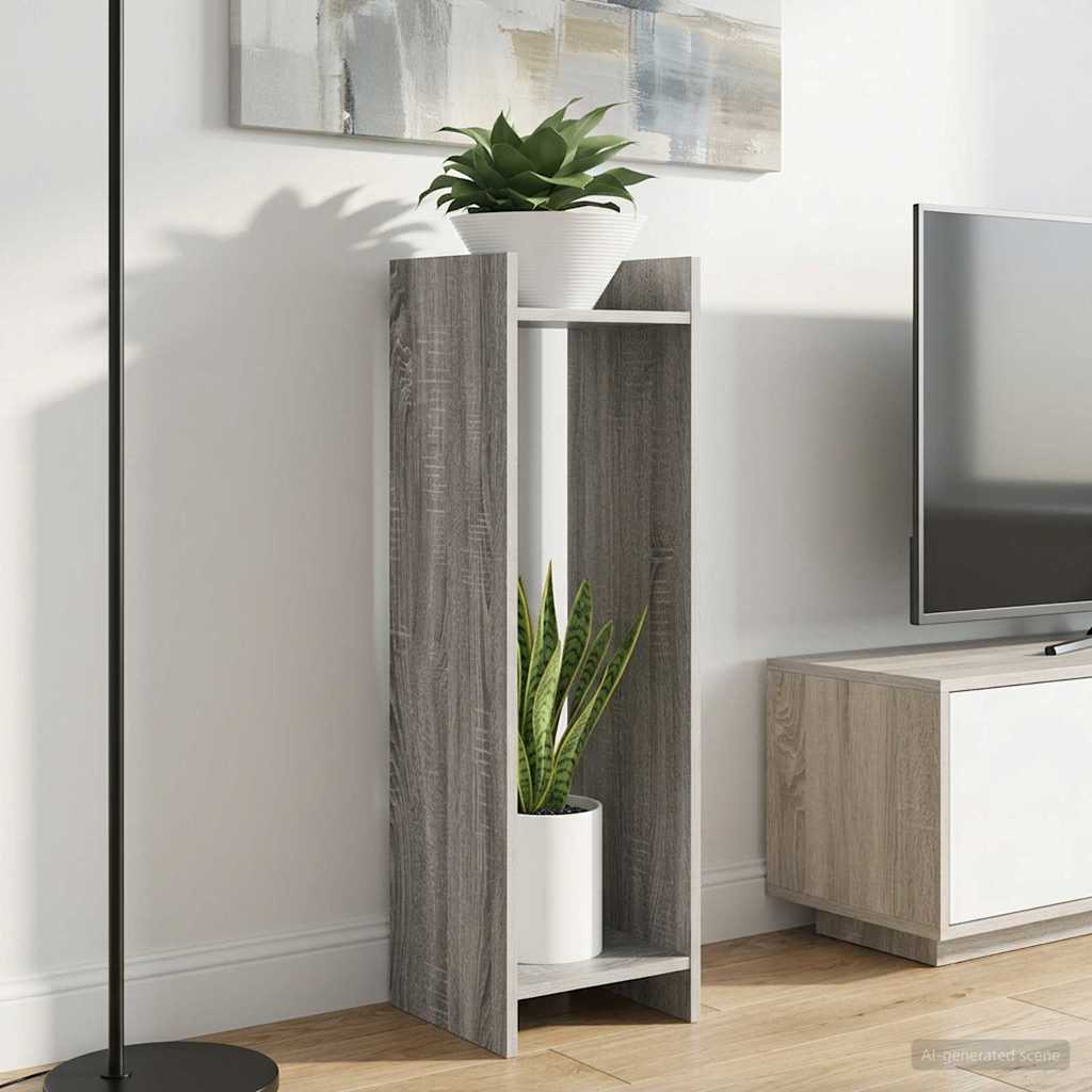 Planteholder Grå Sonoma 30 x 30 x 100 cm Konstruert tre