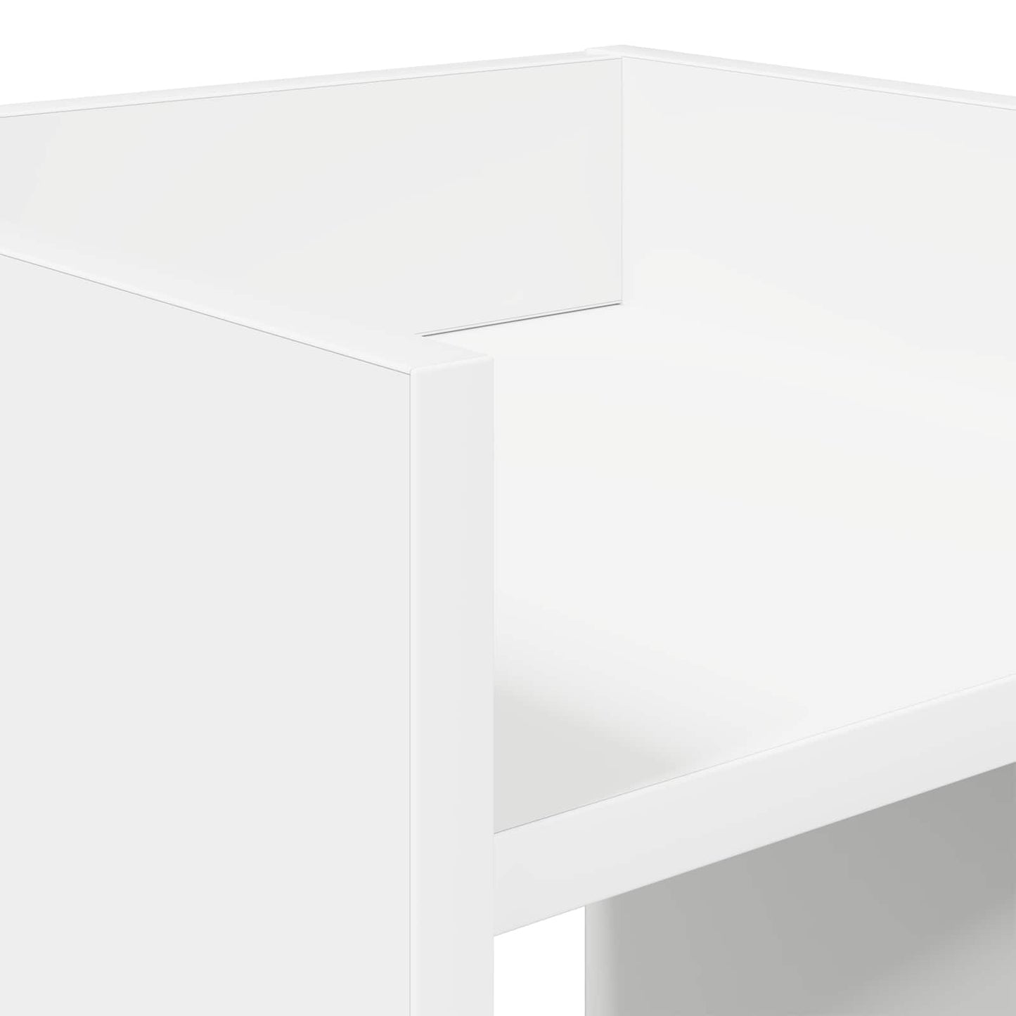 Planteholder Hvit 30 x 30 x 80 cm Konstruert tre