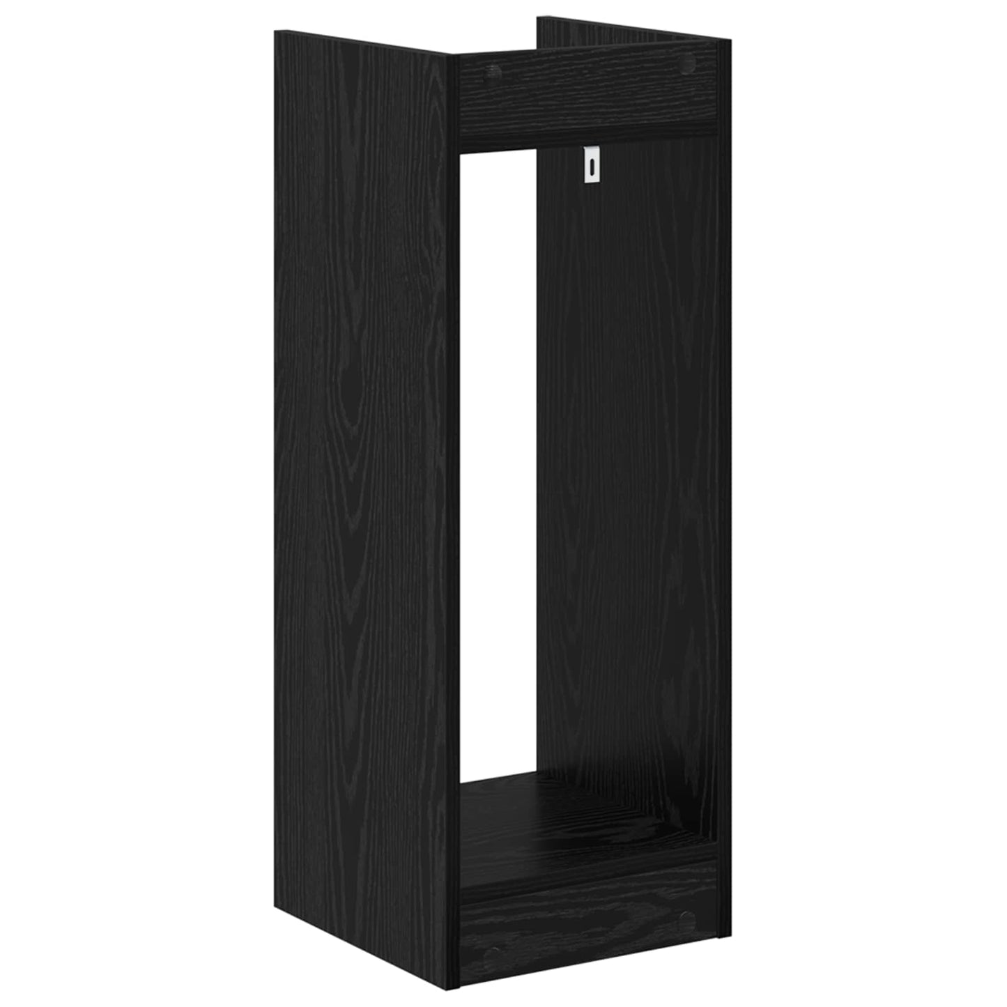 Planteholder Svart Eik 30 x 30 x 80 cm Konstruert tre