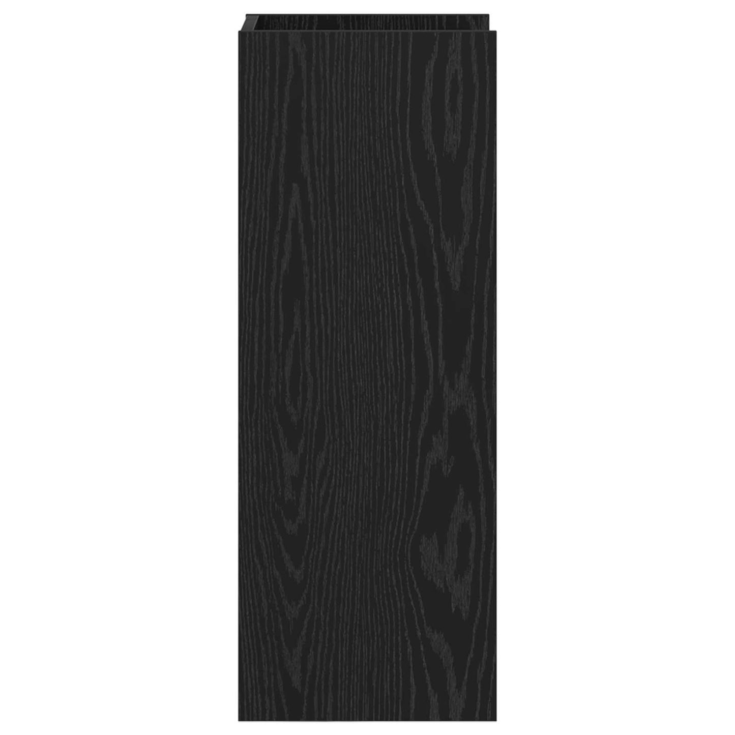 Planteholder Svart Eik 30 x 30 x 80 cm Konstruert tre