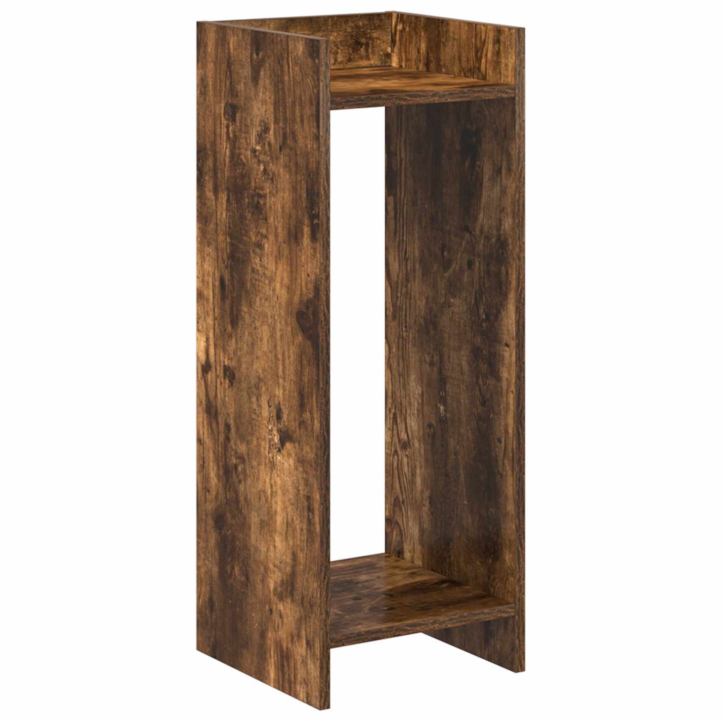 Planteholder 2 stk. Røkt Eik 30 x 30 x 80 cm Konstruert tre
