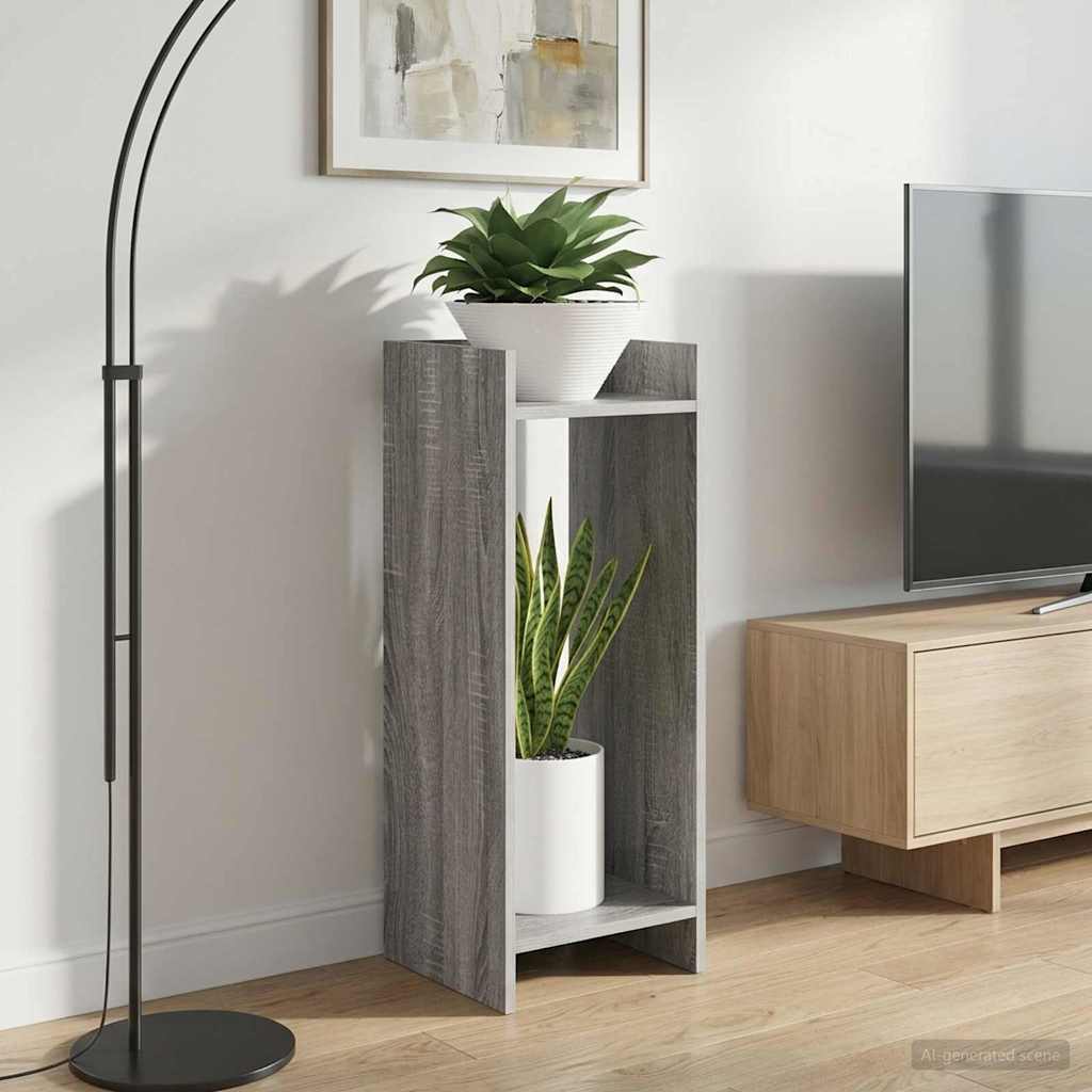 Planteholder Grå Sonoma 30 x 30 x 80 cm Konstruert tre