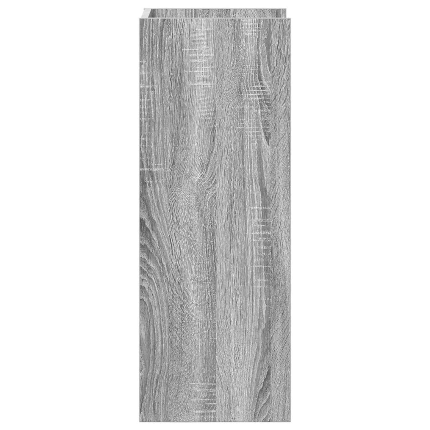 Planteholder 2 stk. Grå Sonoma 30 x 30 x 80 cm Konstruert tre