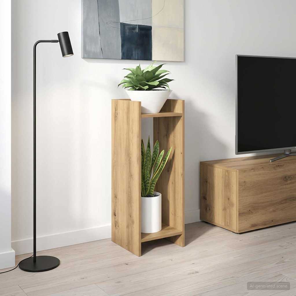 Planteholder Artisan Eik 30 x 30 x 80 cm Konstruert tre