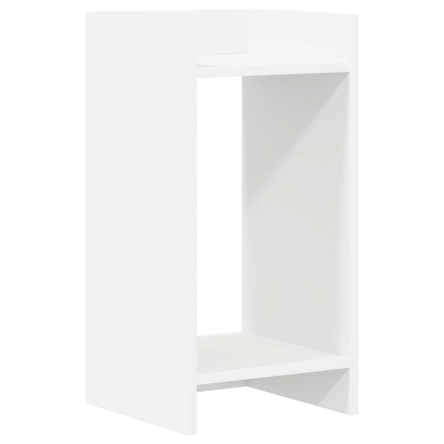 Planteholder Hvit 30 x 30 x 60 cm Konstruert tre