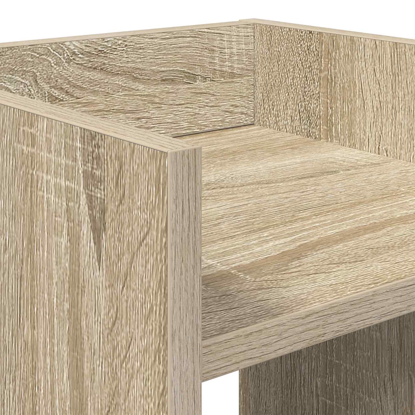 Planteholder 2 stk. Sonoma eik 30 x 30 x 60 cm Konstruert tre