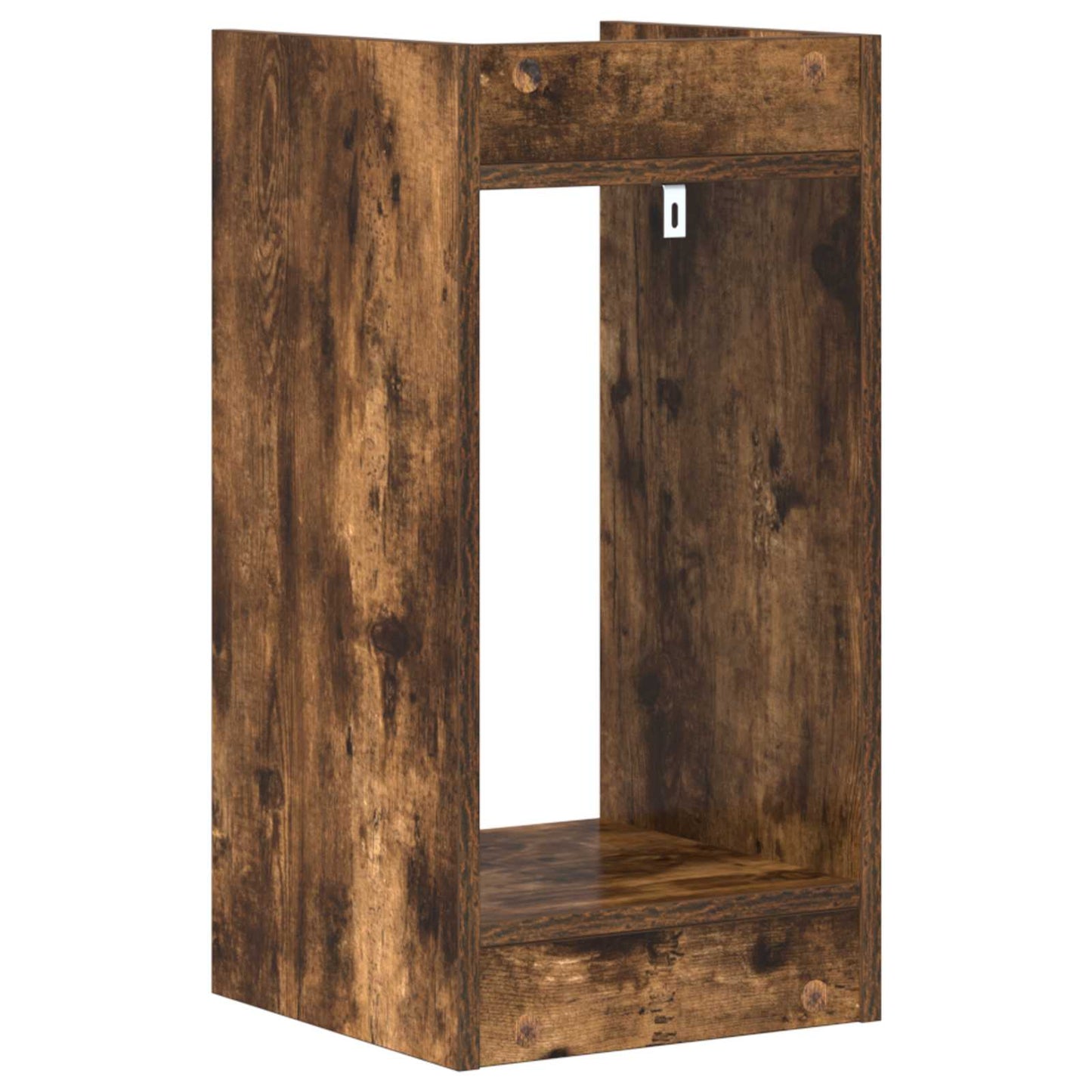 Planteholder 2 stk. Røkt Eik 30 x 30 x 60 cm Konstruert tre
