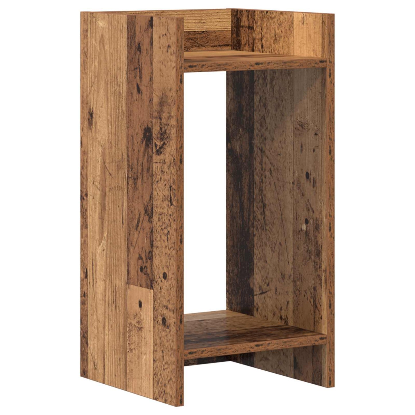 Planteholder 2 pcs Gammelt tre 30 x 30 x 60 cm Konstruert tre
