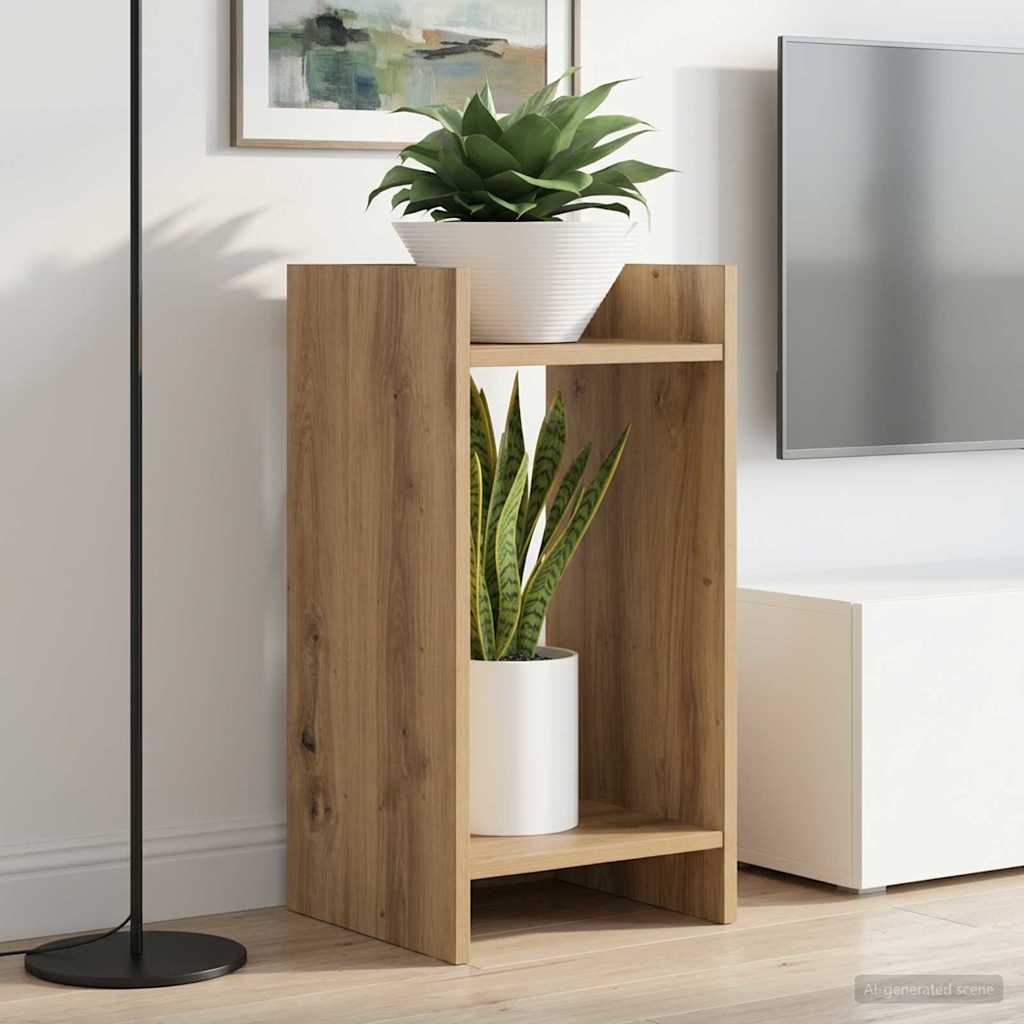 Planteholder Artisan Eik 30 x 30 x 60 cm Konstruert tre