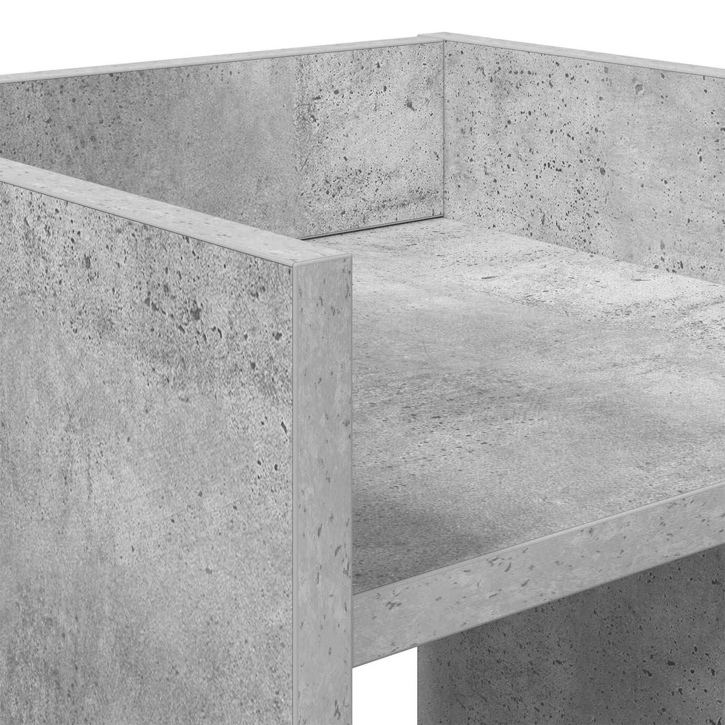 Planteholder 2 pcs BetongGrå 30 x 30 x 40 cm Konstruert tre