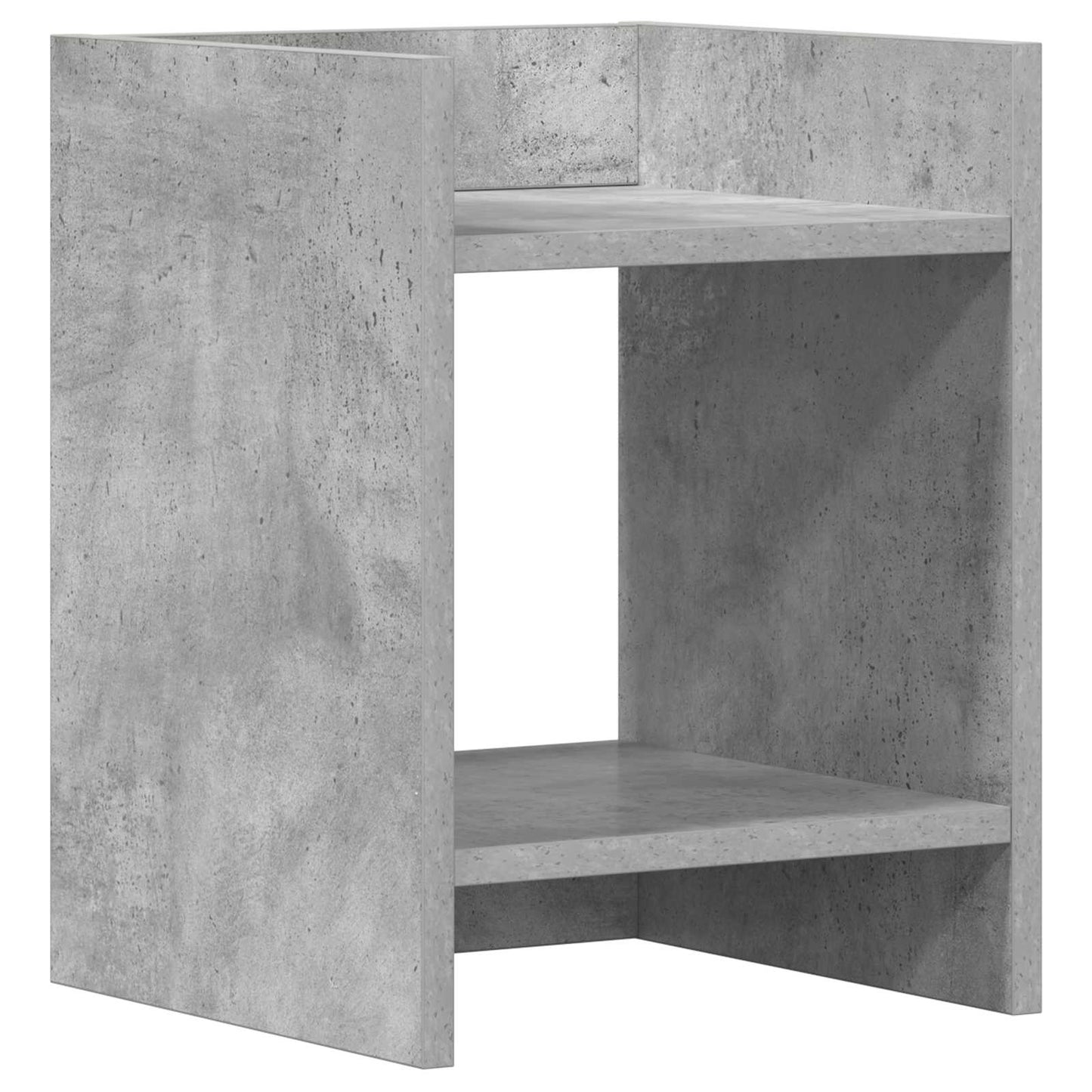Planteholder 2 pcs BetongGrå 30 x 30 x 40 cm Konstruert tre