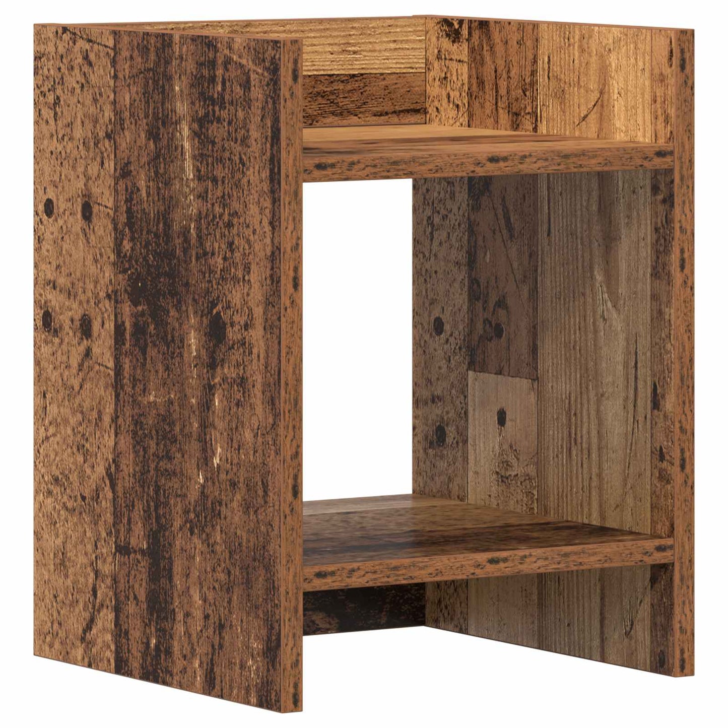 Planteholder 2 pcs Gammelt tre 30 x 30 x 40 cm Konstruert tre