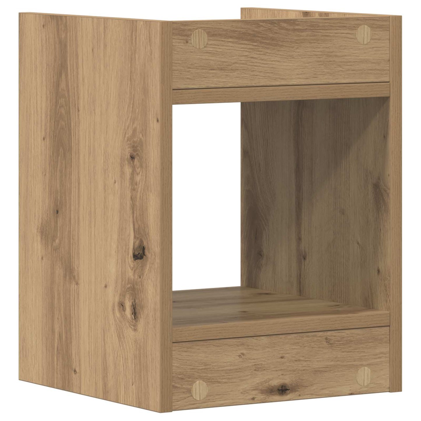 Planteholder Artisan Eik 30 x 30 x 40 cm Konstruert tre