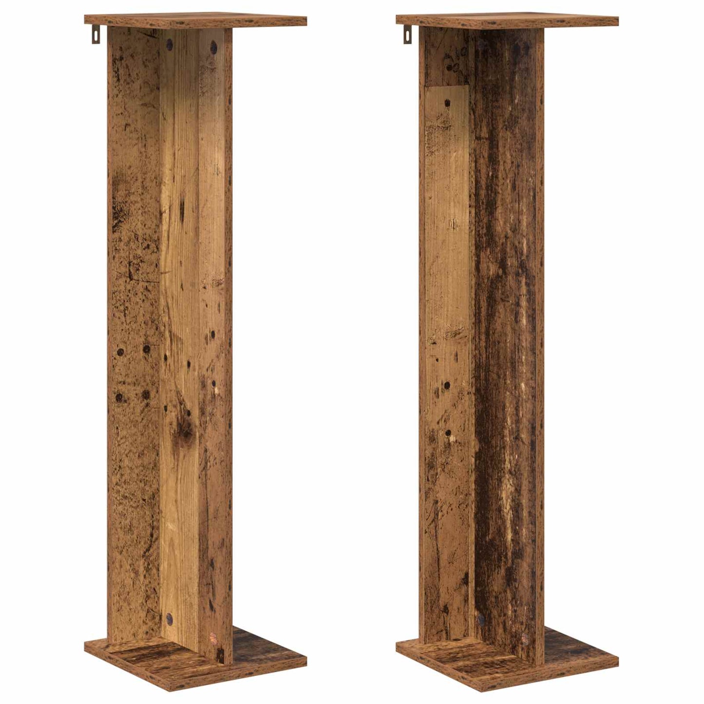 Planteholder 2 pcs Gammelt tre 25 x 25,5 x 100,5 cm