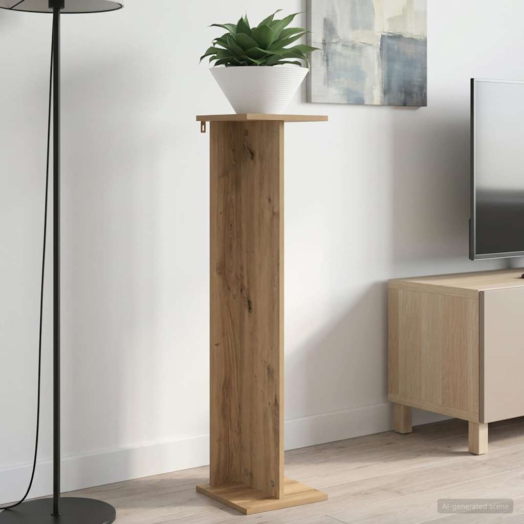 Planteholder 2 stk. Artisan Eik 25 x 25,5 x 100,5 cm