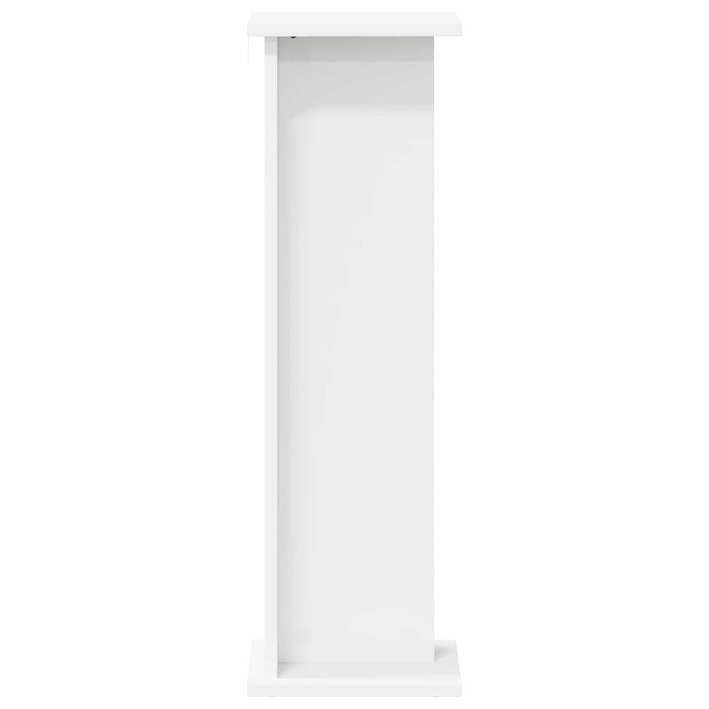 Planteholder 2 pcs Hvit 25 x 25,5 x 80,5 cm Konstruert tre