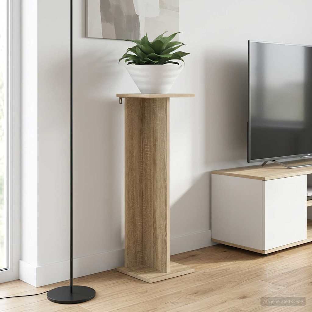 Planteholder 2 pcs Sonoma eik 25 x 25,5 x 80,5 cm