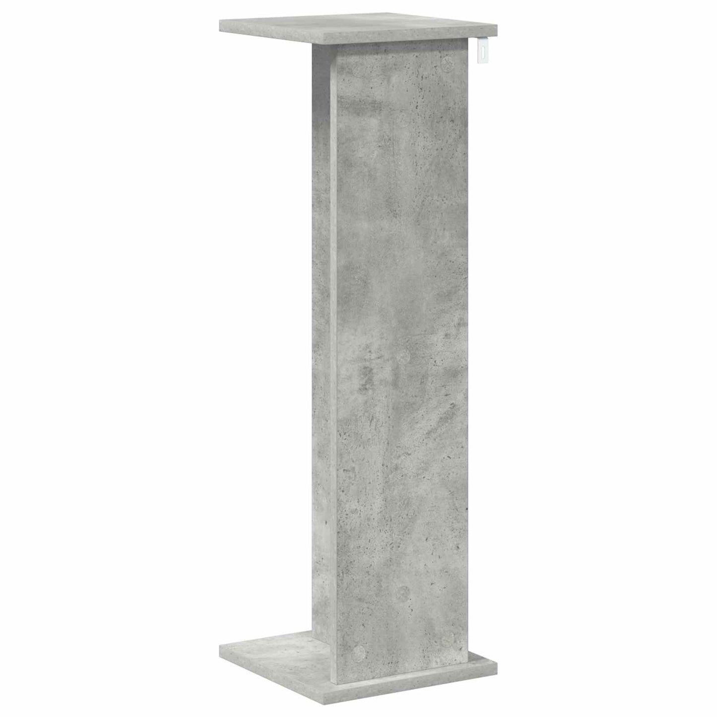 Planteholder 2 pcs BetongGrå 25 x 25,5 x 80,5 cm Konstruert tre