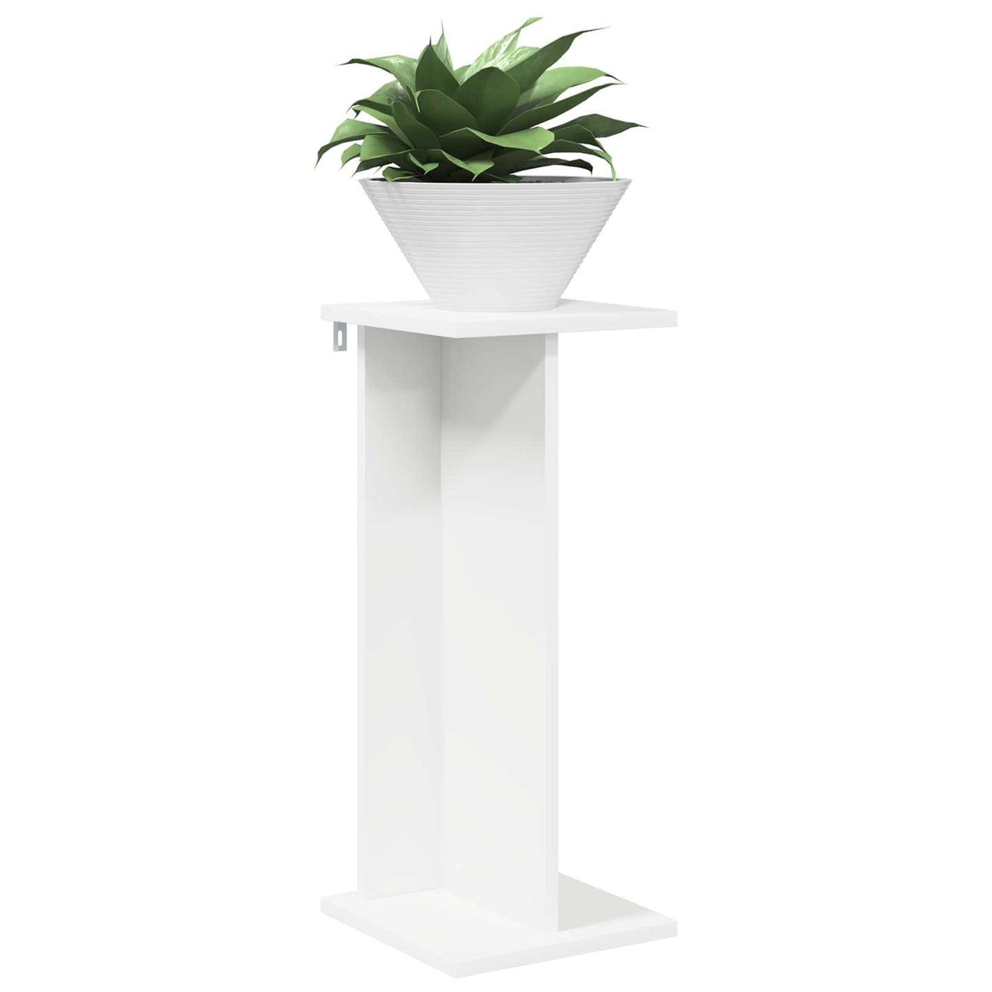 Planteholder 2 pcs Hvit 25 x 25,5 x 60,5 cm Konstruert tre