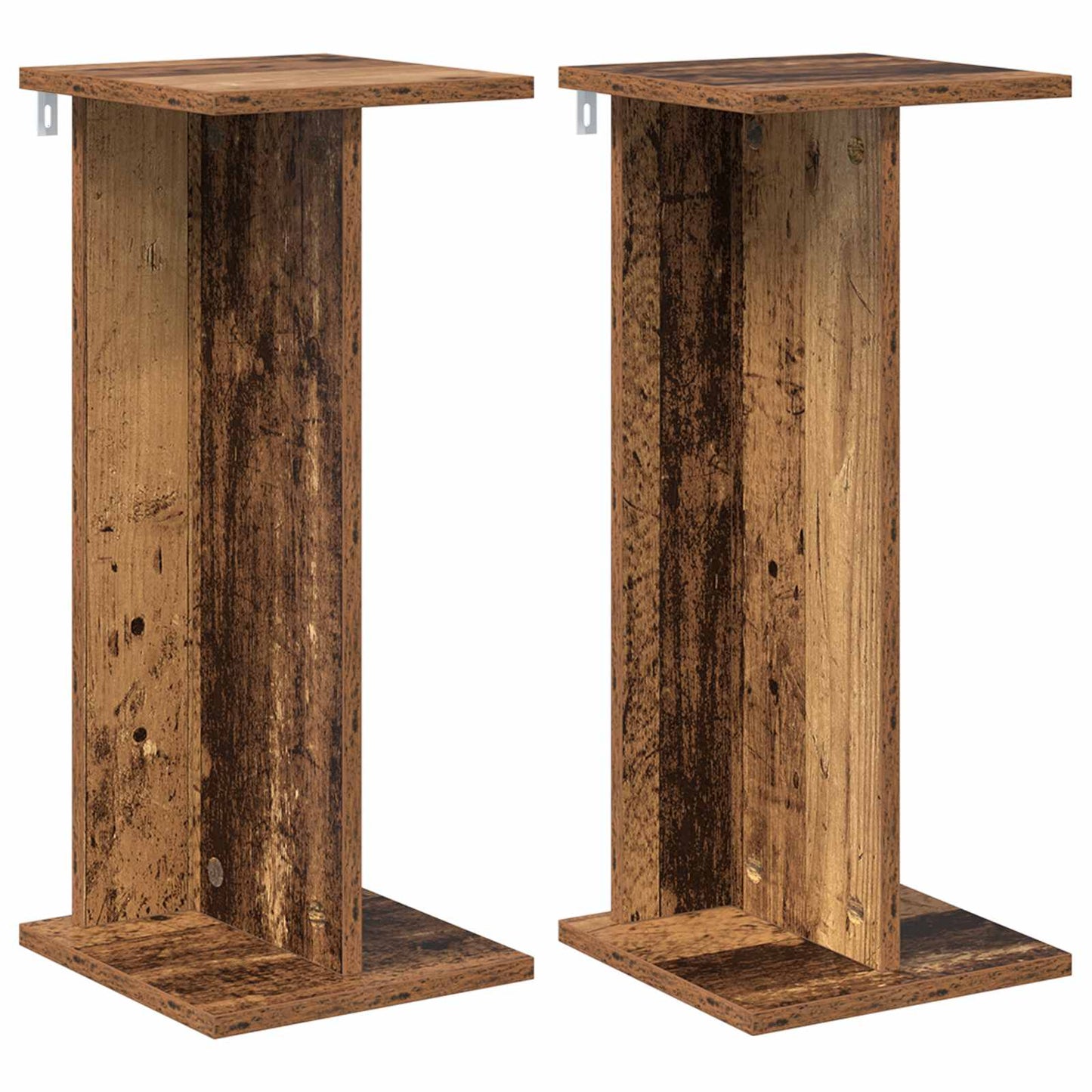 Planteholder 2 pcs Gammelt tre 25 x 25,5 x 60,5 cm
