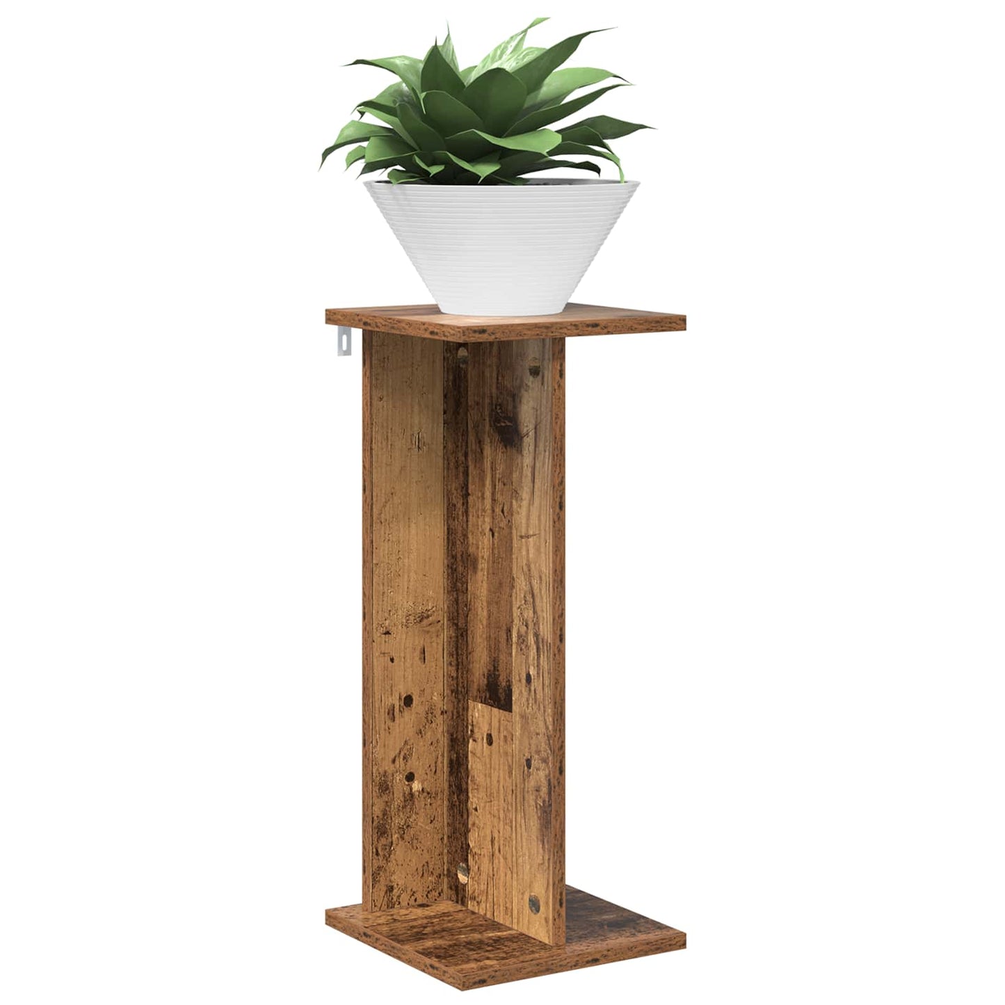 Planteholder 2 pcs Gammelt tre 25 x 25,5 x 60,5 cm