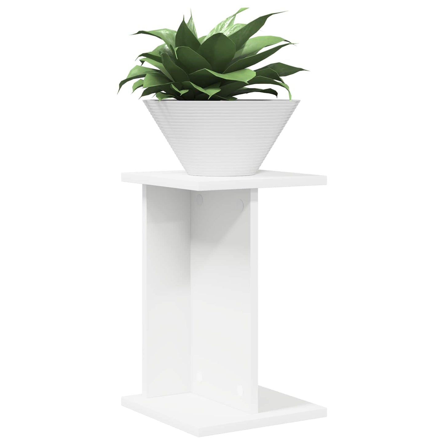 Planteholder Hvit 25 x 25,5 x 40,5 cm Konstruert tre