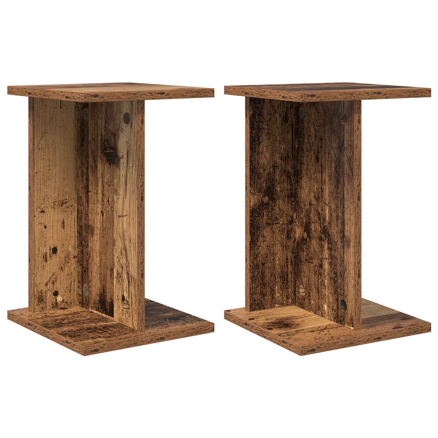 Planteholder 2 pcs Gammelt tre 25 x 25,5 x 40,5 cm