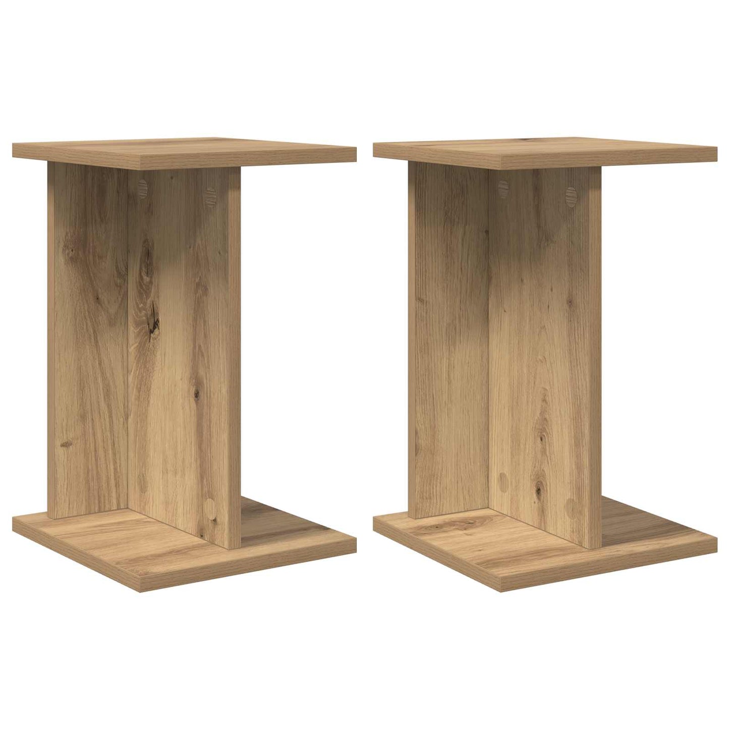 Planteholder 2 pcs Artisan Eik 25 x 25,5 x 40,5 cm