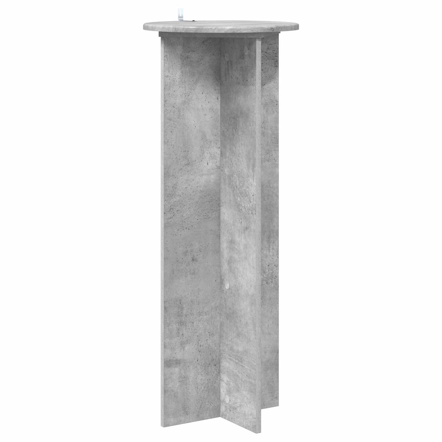 Planteholder 2 pcs Betonggrå Ø40 x 100 cm Konstruert tre