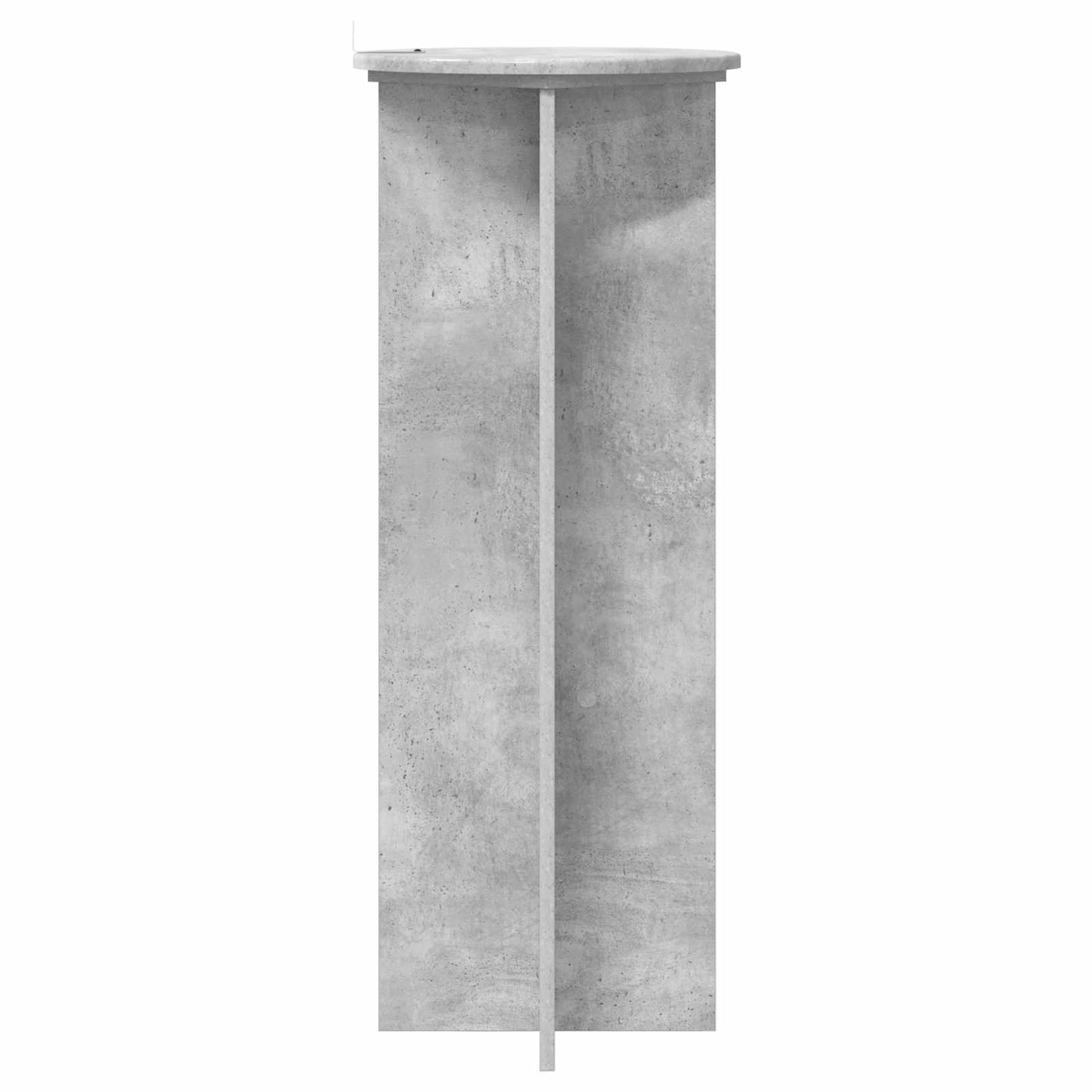 Planteholder 2 pcs Betonggrå Ø40 x 100 cm Konstruert tre