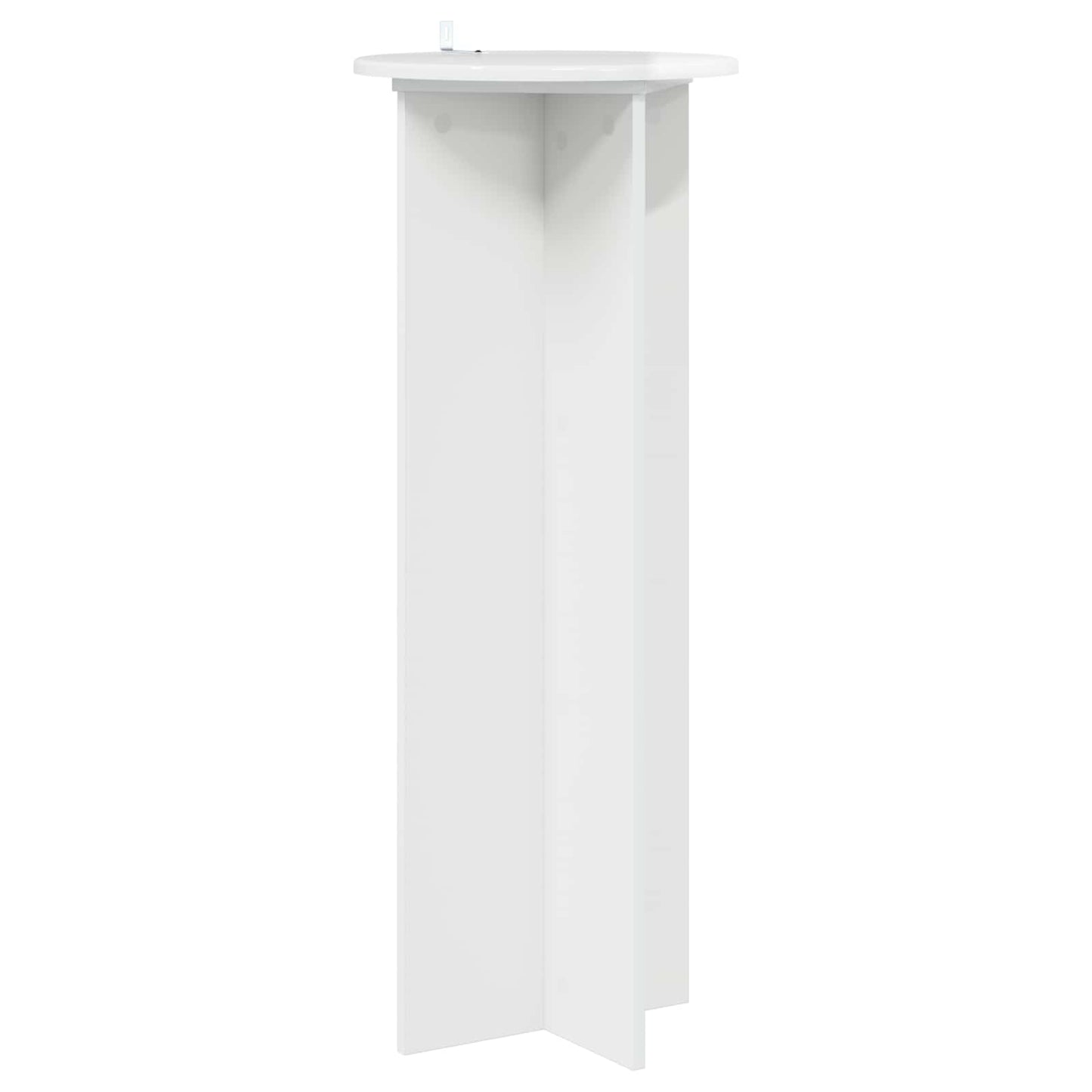 Planteholder 2 pcs Høgglans hvit Ø40 x 100 cm Konstruert tre