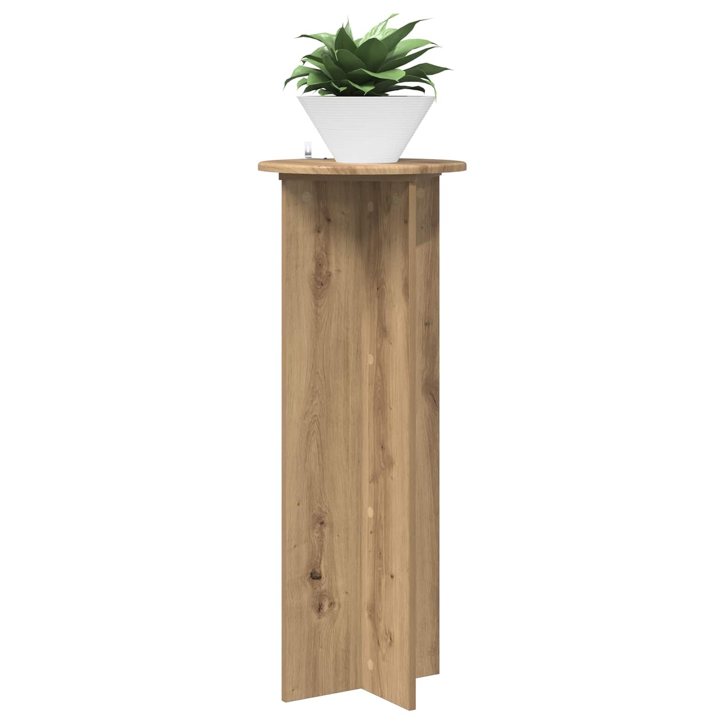 Planteholder 2 stk. Artisan eik Ø40 x 100 cm Konstruert tre