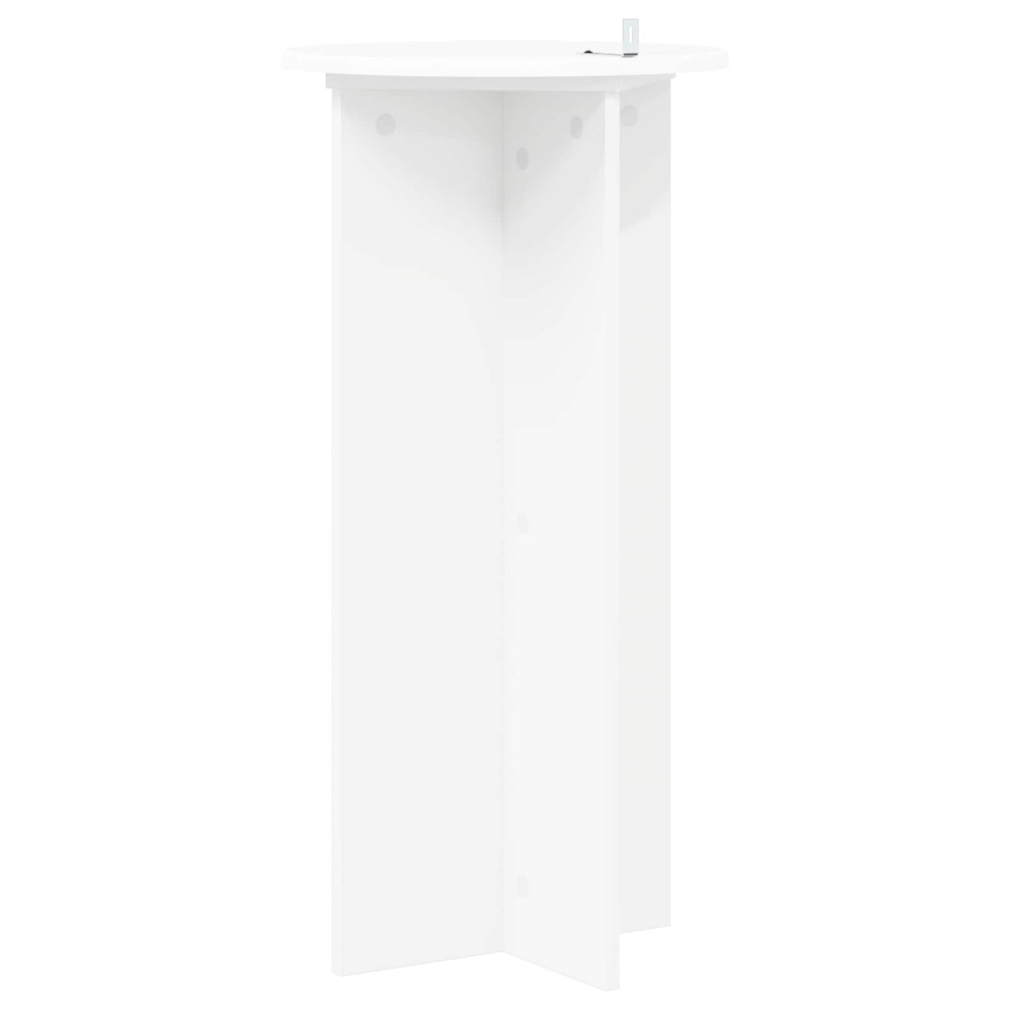 Planteholder 2 pcs Hvit Ø40 x 80 cm Konstruert tre