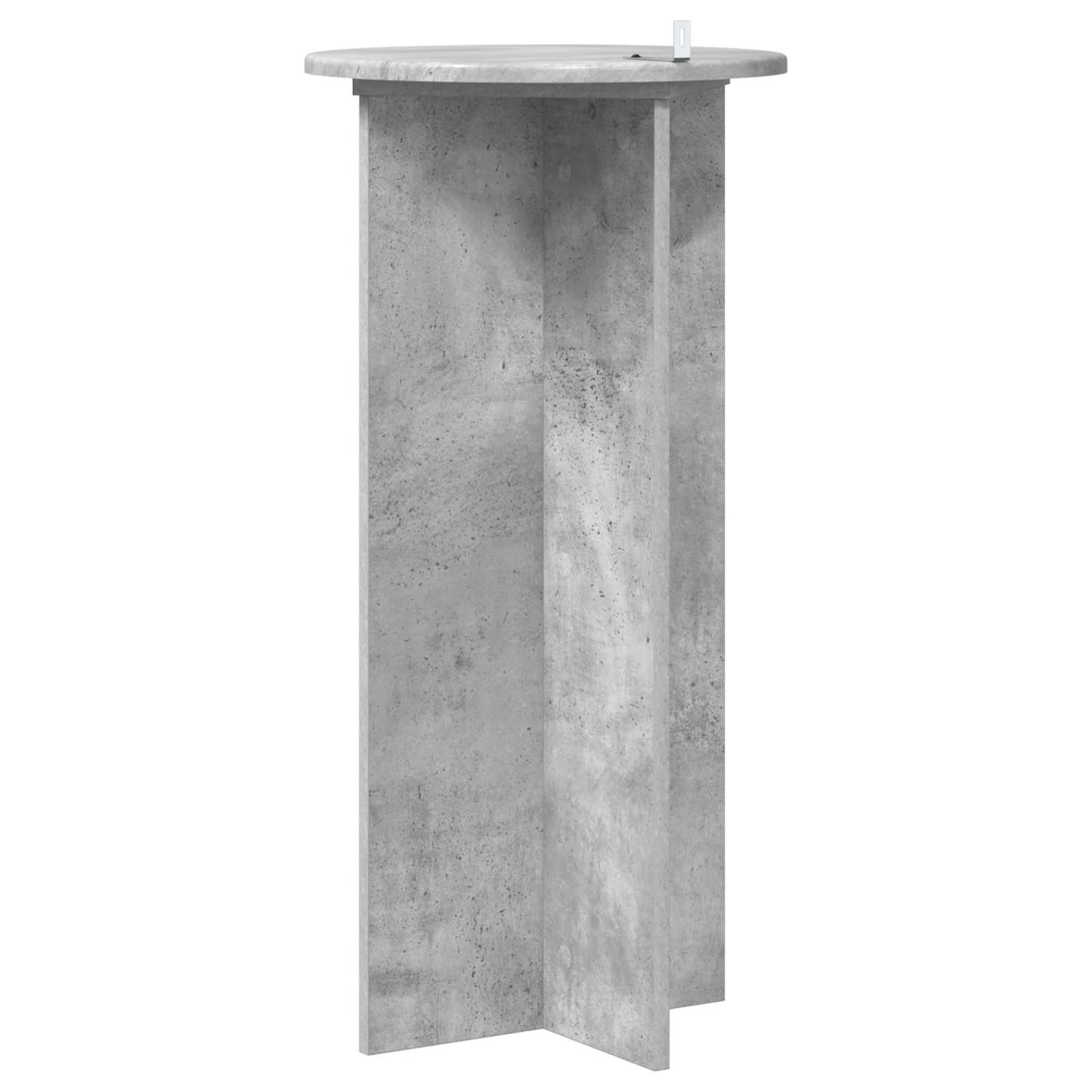 Planteholder 2 pcs Betonggrå 40 x 40 x 80 cm Konstruert tre