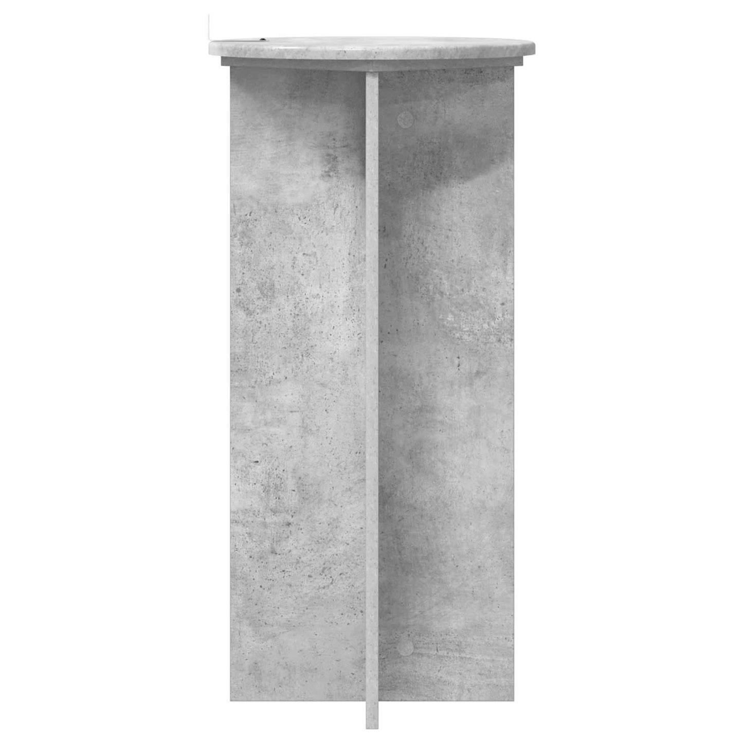 Planteholder 2 pcs Betonggrå 40 x 40 x 80 cm Konstruert tre