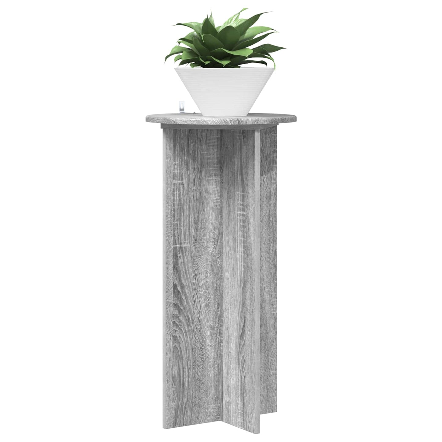 Planteholder 2 pcs Grå sonoma 40 x 40 x 80 cm Konstruert tre