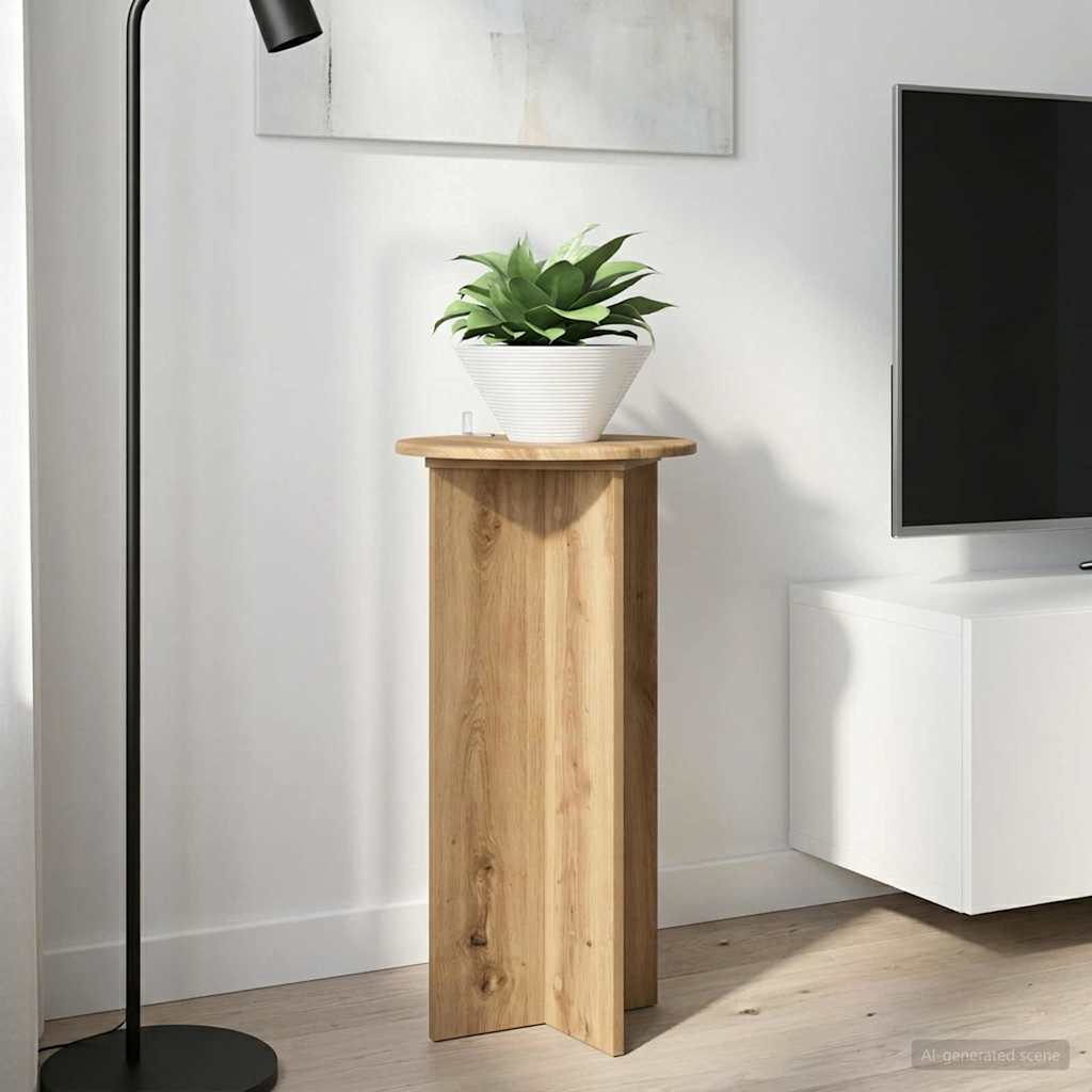 Planteholder 2 stk. Artisan eik 40 x 40 x 80 cm Konstruert tre