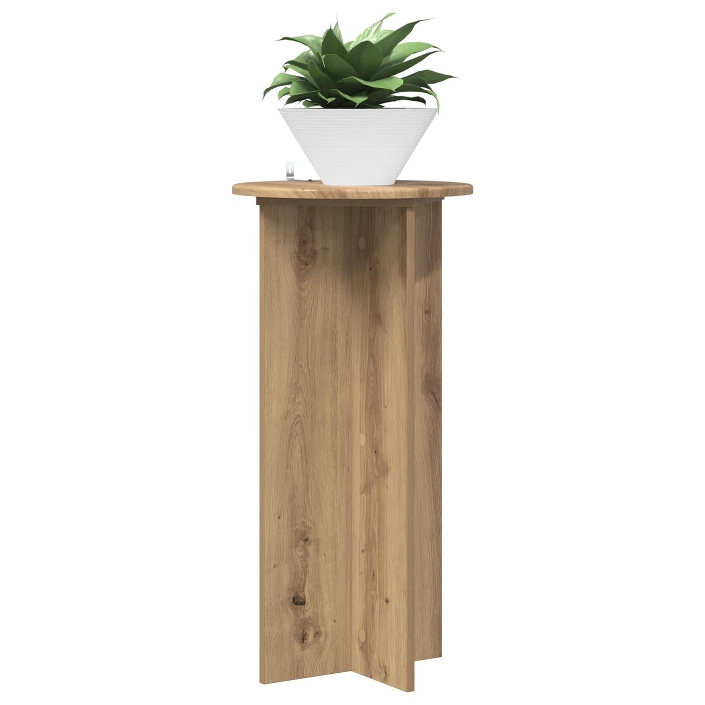 Planteholder 2 stk. Artisan eik 40 x 40 x 80 cm Konstruert tre