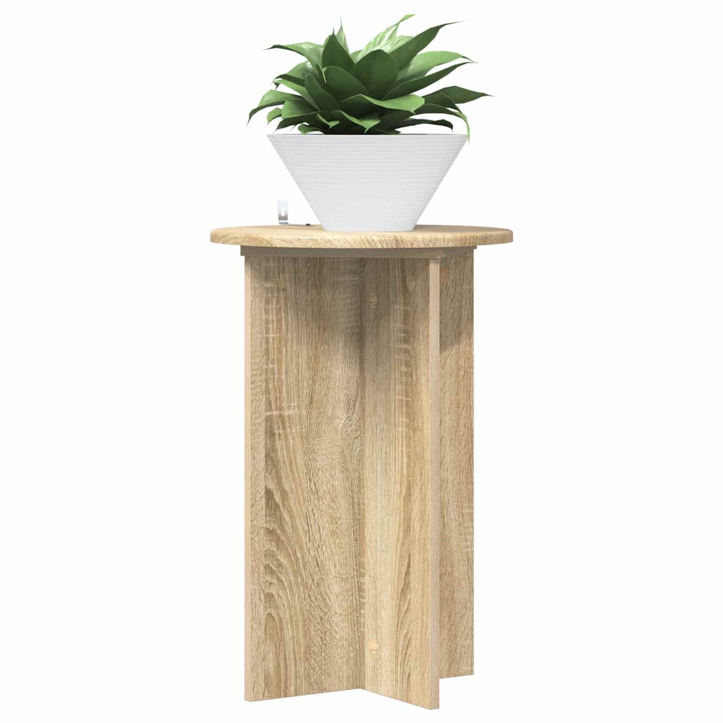 Planteholder 2 pcs Sonoma eik Ø40 x 60 cm Konstruert tre